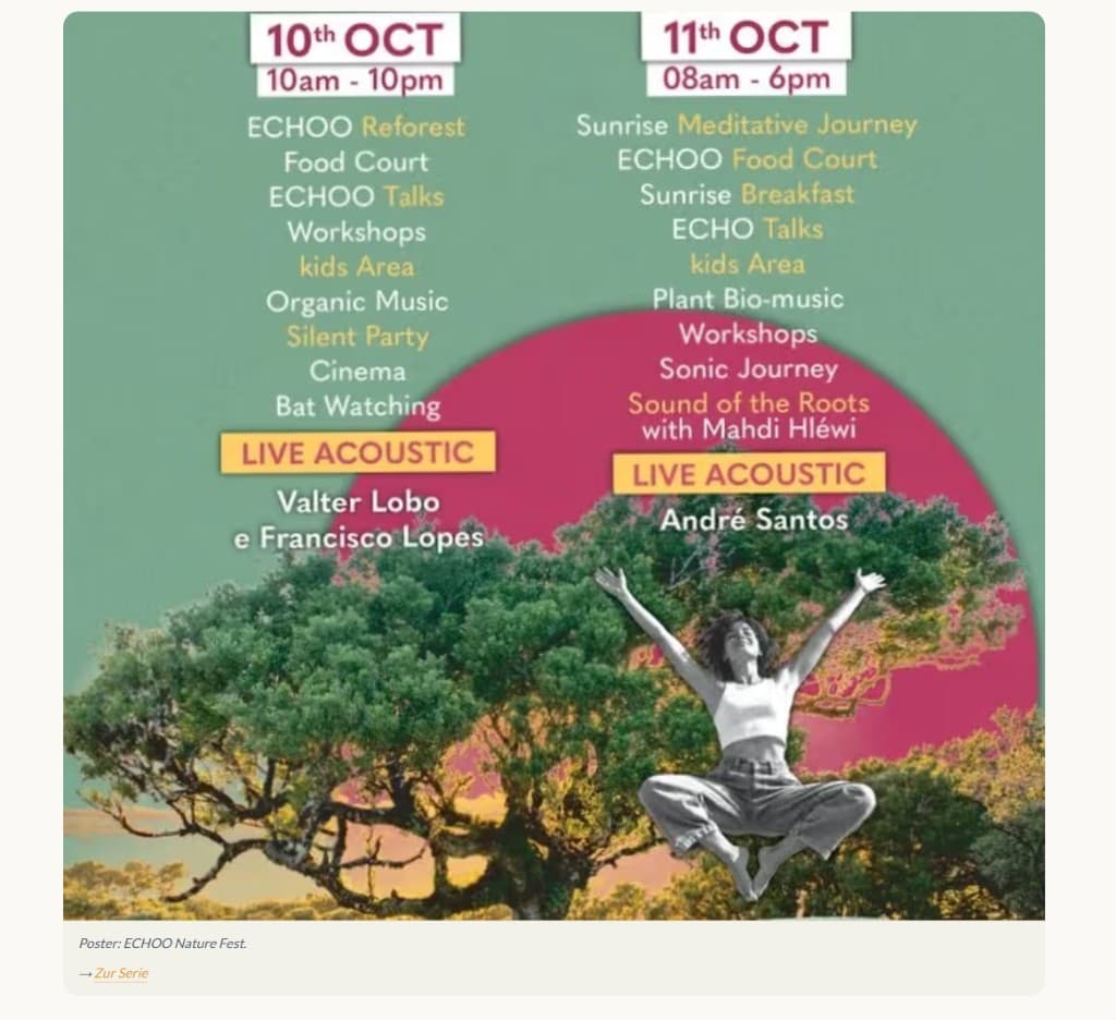 Programm-Poster ECHOO Nature Fest
