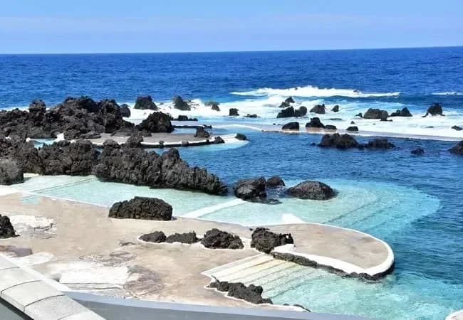Natural swimming pools at Porto Moniz
