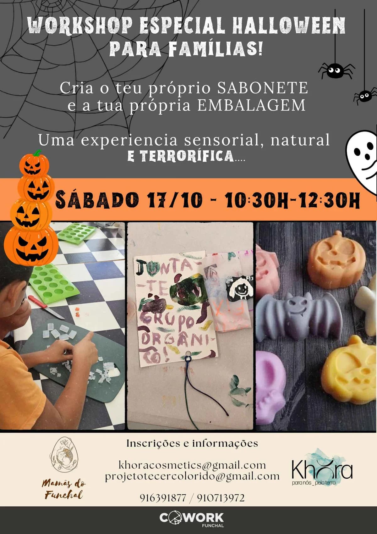 Soap-Making and Natural Painting Workshop - HALLOWEEN