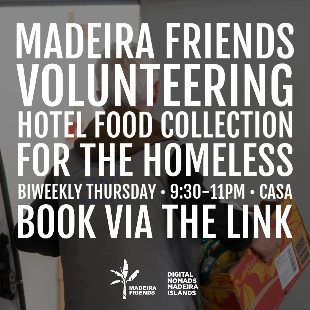 Madeira Friends Volunteering - Hotel Food Collection for the Homeless
