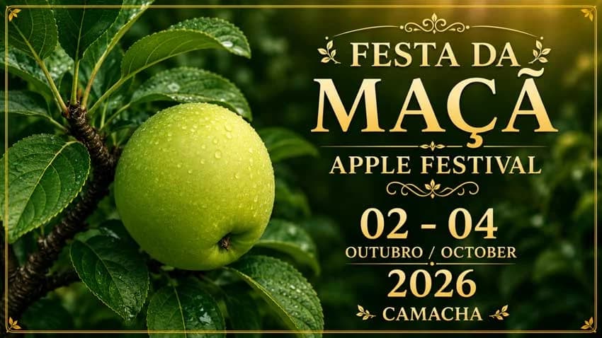 Offizielles Poster des 39. Apfelfests in Camacha