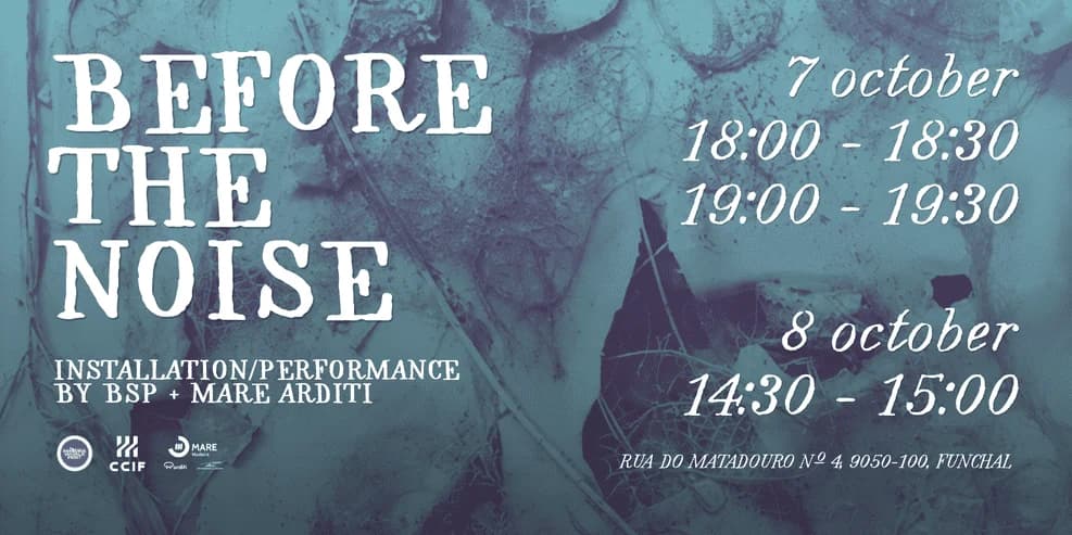 "Before the Noise" : a Sound Installation | Madeira Whale Festival