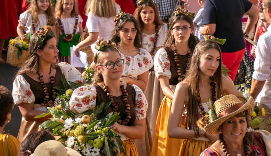 Official poster for the Chestnut Festival in Curral das Freiras 2026
