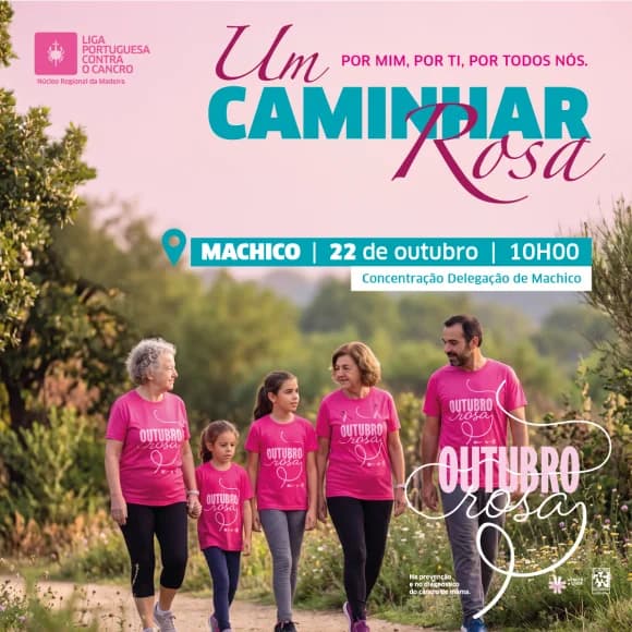 Caminhar Rosa, Breast Cancer Awareness Walk