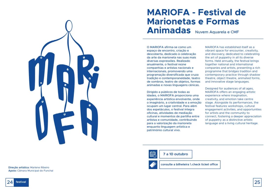 MARIOFA - Festival de Marionetas e Formas Animadas