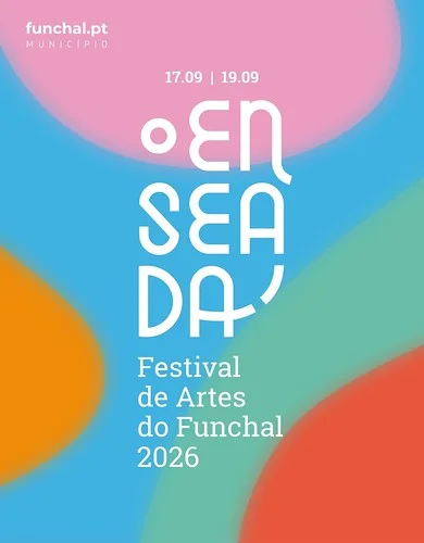 Official poster for ENSEADA – Funchal Arts Festival