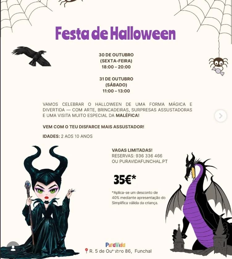 Halloween Party with Maleficent