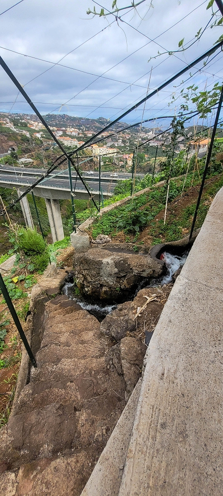 01.07.2022 Levadaentdeckungen oberhalb von Camara de Lobos — Galerie oberhalb der Autobahn — Foto 1