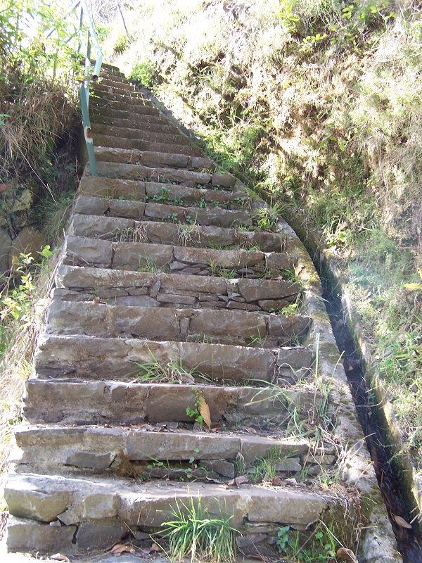 Levada da Rouca — Die ursprüngliche Madre der alten Levada und die aktuelle Madre des Ostastes in der Ribeira do Jardim und weitere Zuflusslevada — Foto 3