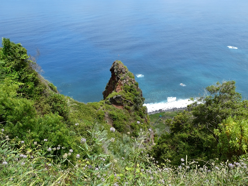 02.07.2018 Rocha do Navio und Levada do Cantinho, Miradouro de Santo Antonio — Der Wiederaufstieg — Foto 2