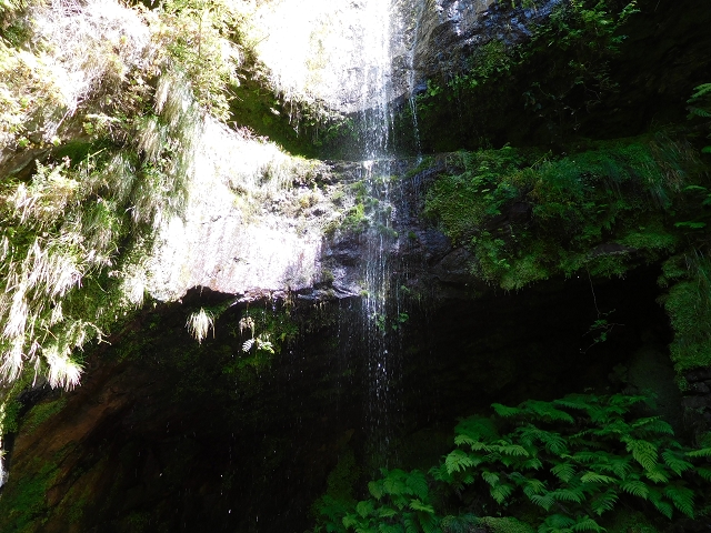 02.08.2015 Levada dos Tornos und das Fajas — Die Schlüsselstelle — Foto 11