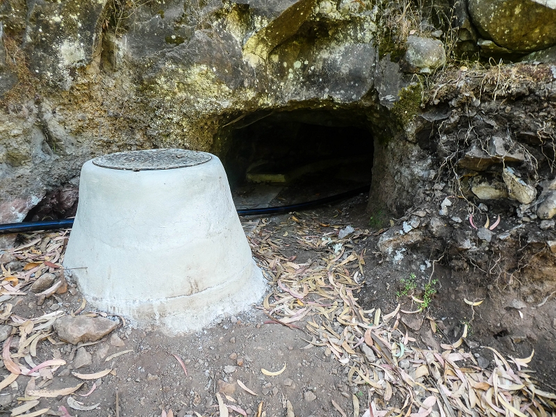 Levada do Pico do Arvoredo — Das Ende des neu zugänglichen Tunnels (2021) — Foto 1