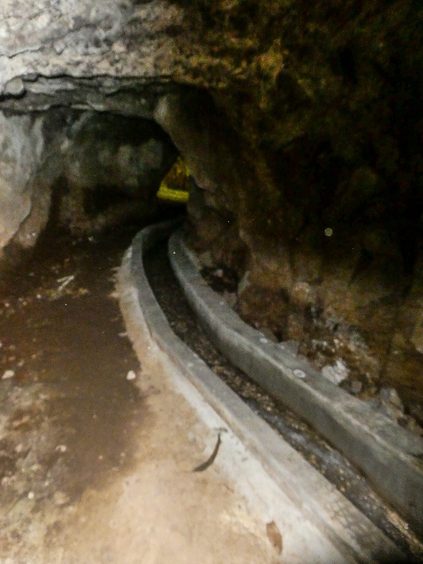 Levada do Pico do Arvoredo — Der neu kriechend zugängliche Tunnel (Stand 2021) — Foto 2