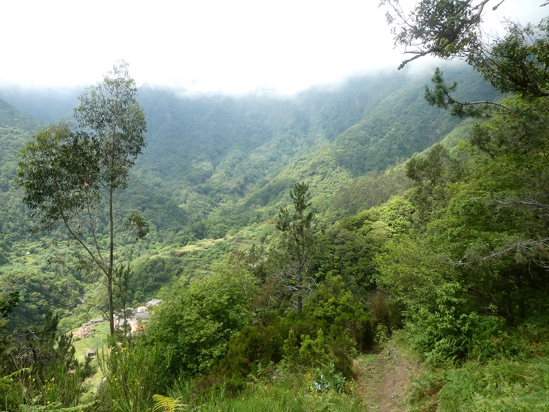 03.07.2018 Rundtour von Boaventura über die Ribeira dos Moinhos nach Achada da Madeira und zurück über die Levada da Achada Grande — Abstieg nach Achada da Madeira — Foto 17