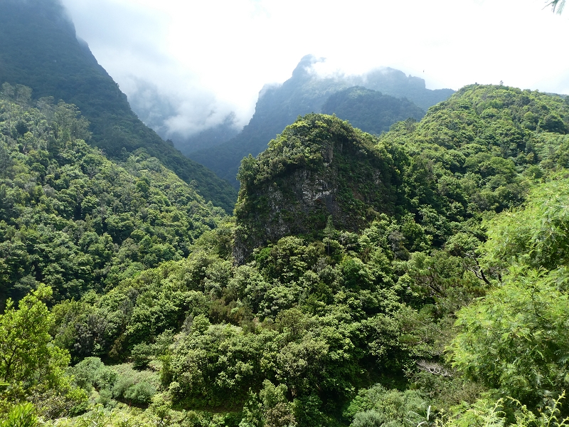 03.07.2018 Rundtour von Boaventura über die Ribeira dos Moinhos nach Achada da Madeira und zurück über die Levada da Achada Grande — Auf dem CR20 zur Brücke in der Ribeira do Porco — Foto 9