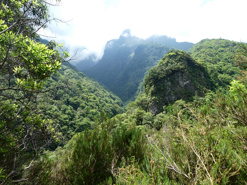 03.07.2018 Rundtour von Boaventura über die Ribeira dos Moinhos nach Achada da Madeira und zurück über die Levada da Achada Grande — Auf dem CR20 zur Brücke in der Ribeira do Porco — Foto 12