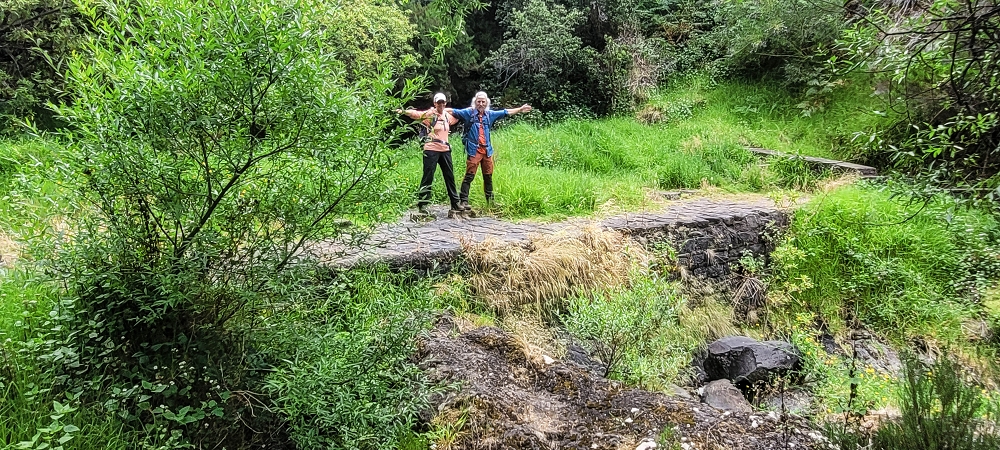 Levada Nova — Passage der Ribeira da Achada — Foto 1