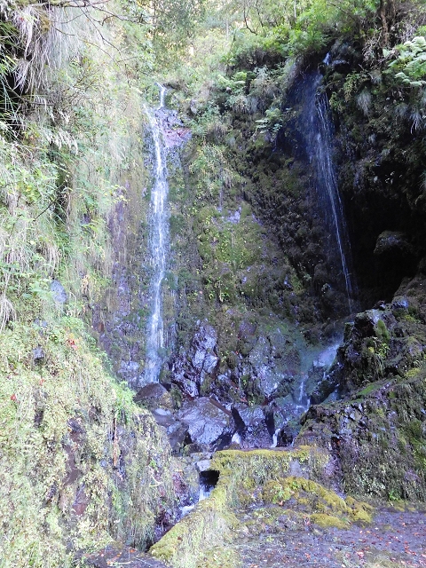 03.08.2015 Levada do Norte und Plaino Velho, Aufstieg zur Paul da Serra — Passage des westlichen Seitenastes der Ribeira do Inferno — Foto 1
