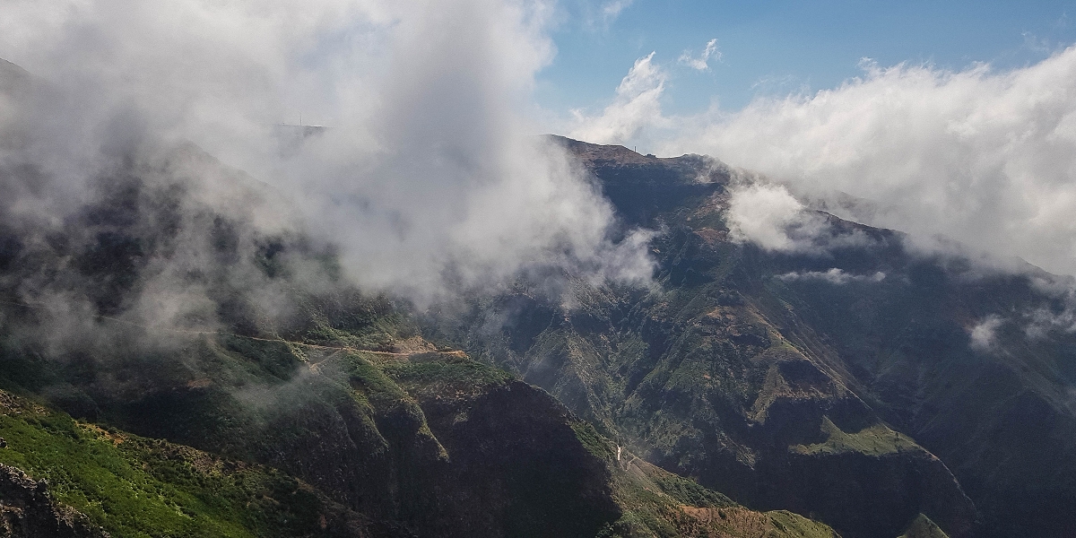 3 August 2021 Under the wind turbines — As far as the levada steps — photo 15