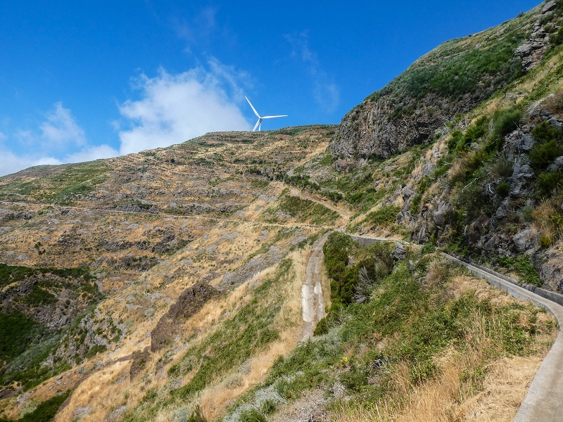 3 August 2021 Under the wind turbines — As far as the levada steps — photo 17
