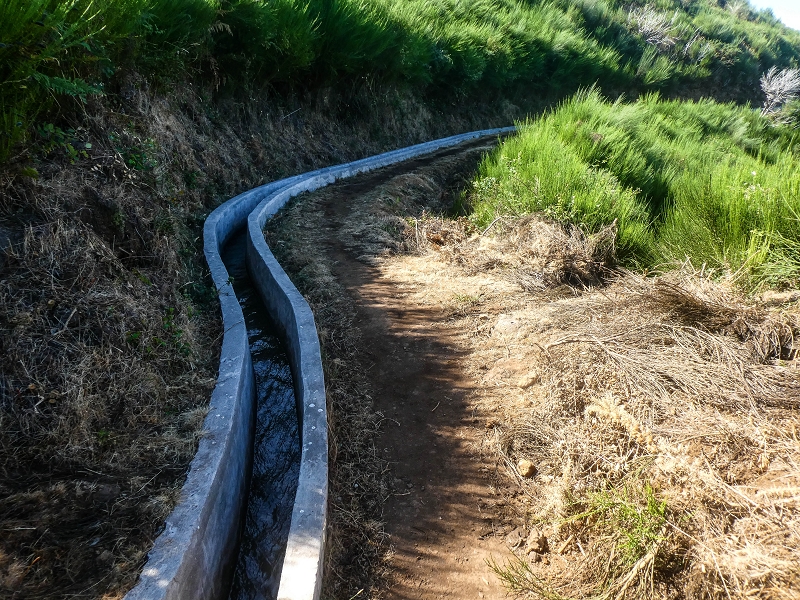 3 August 2021 Under the wind turbines — As far as the levada steps — photo 1