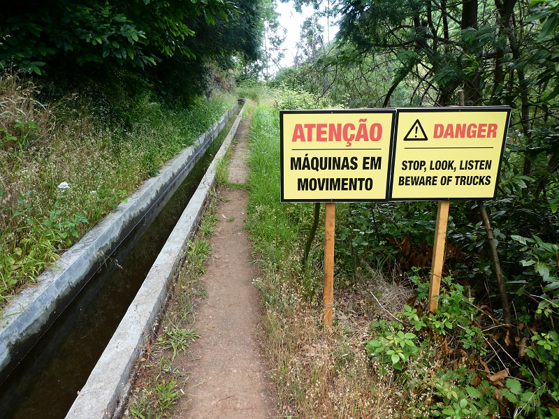 04.07.2018 Rundwanderung entlang und um die Levada dos Marinheiros — Grosssbaustelle — Foto 1