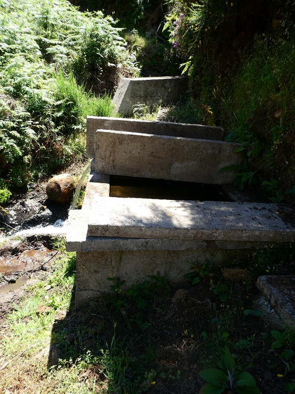 04.07.2018 Rundwanderung entlang und um die Levada dos Marinheiros — Kreuzung mit dem Ribeirinho da Roseira — Foto 1