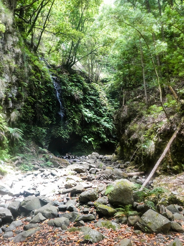 Levada Nova — Second crossing of the Ribeira da Madalena with the waterfalls — photo 13
