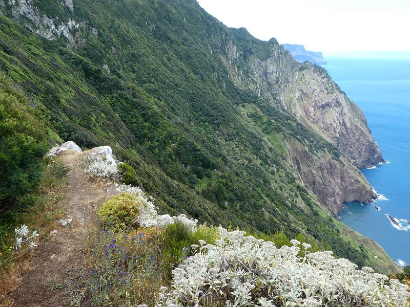 06.05.2019 Über den Pico da Coroa und die Boca do Risco — Abstieg über die Klippen zur Boca do Risco — Foto 8