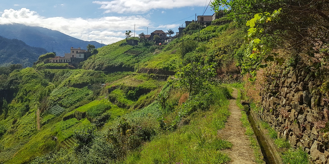 06.05.2019 Über den Pico da Coroa und die Boca do Risco — Auf der Levada do Poco do Arvoredo — Foto 3