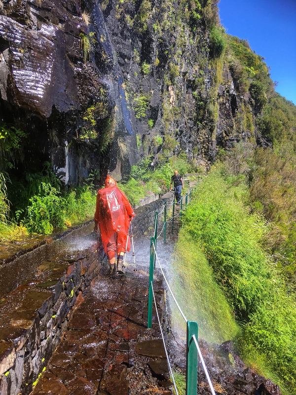 Levada da Serra (da Bica da Cana) — Die Wasserfallpassage — Foto 4
