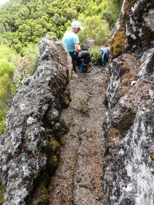 06.08.2021 Auf Entdeckungstour im Rabaçalgebiet: Tunel Vieira de Castro und Levada da Senhora — Auf dem aussichtsreichen Balkon — Foto 8