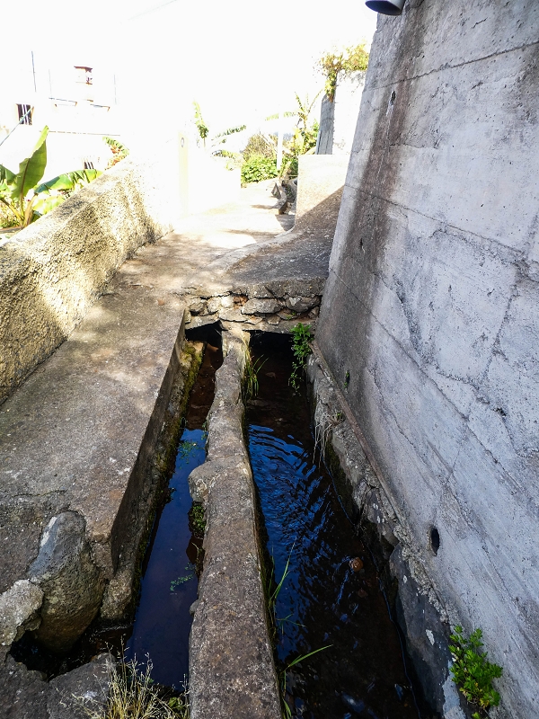 9 May 2019 Walk along the varied Levada Velha das Canhas — Start of the obstacle course between the houses — photo 3