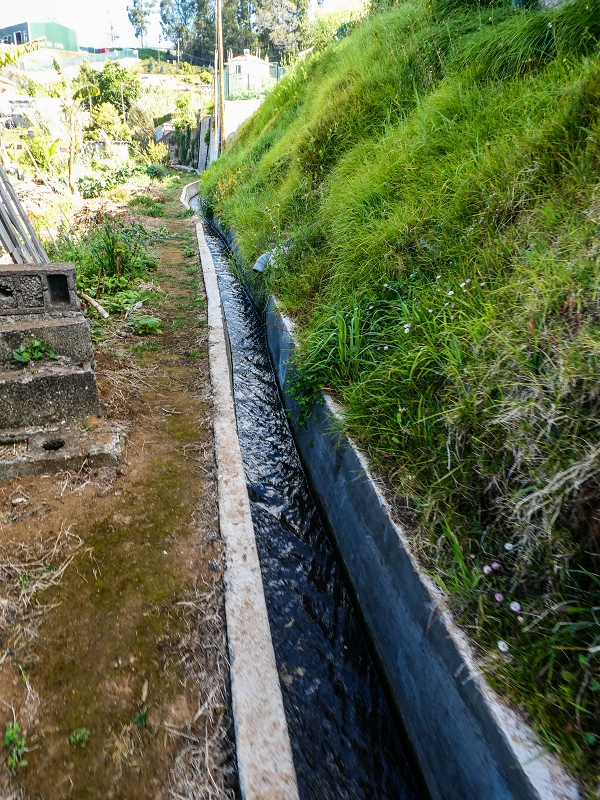 9 May 2019 Walk along the varied Levada Velha das Canhas — Start of the obstacle course between the houses — photo 8