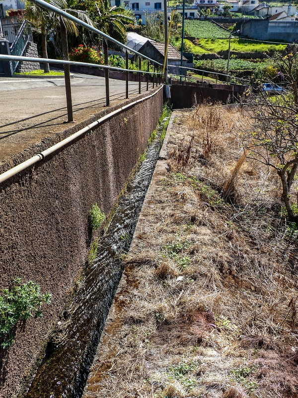 9 May 2019 Walk along the varied Levada Velha das Canhas — Start of the obstacle course between the houses — photo 13