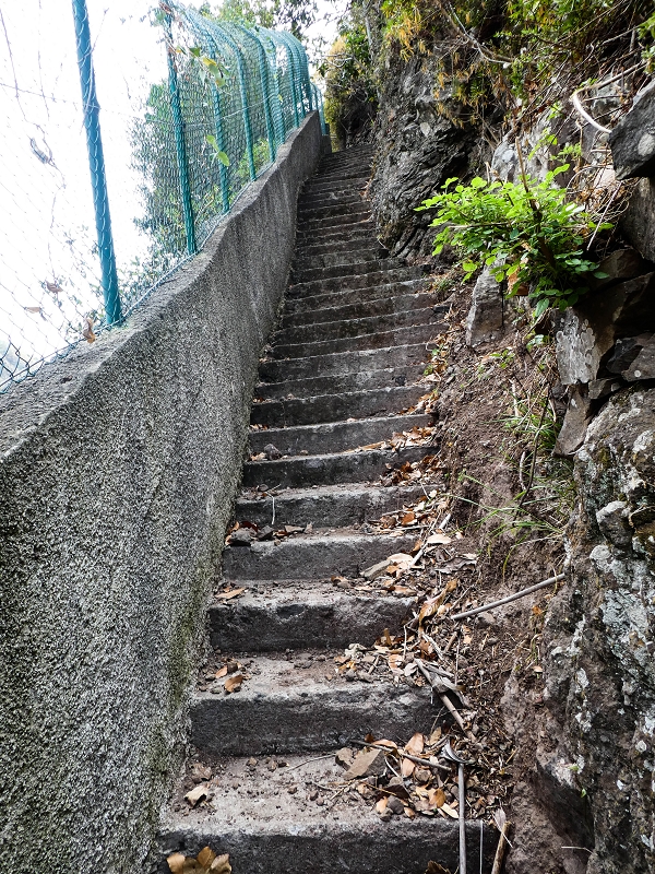 10.05.2019 Von Meia Legua nach Pomar de Rocha, auf die Levada do Lombo do Mouro und Abstieg über Furnas — Der schön renovierte Abstiegsweg nach Meia Legua mit den atemberaubenden Aussichten — Foto 22
