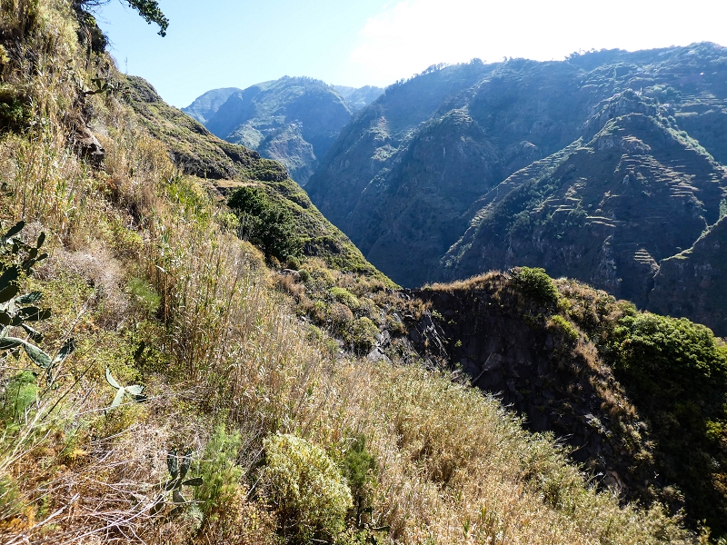Levada do Lombo do Mouro — Weiter steiler mehr oder weniger auf dem Rücken des Lombos — Foto 9