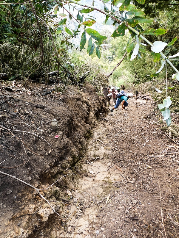 10.05.2019 Von Meia Legua nach Pomar de Rocha, auf die Levada do Lombo do Mouro und Abstieg über Furnas — Über die kleine Levada hoch zur Furnasstrasse — Foto 3