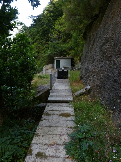 10 August 2012 Levadas dos Tornos and das Faias — On the Tornos to the stream works on the Ribeira do Joao Fernandes — photo 18