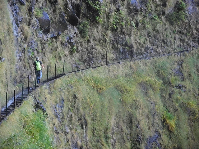 10 August 2015 Levada do Norte and Barbinhas ascent — The way back — photo 4