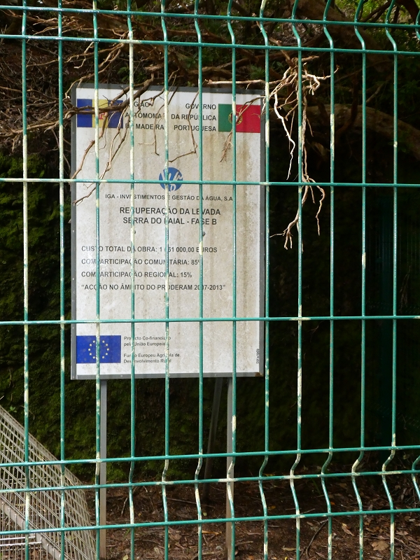 11.05.2019 Endlich einmal zum Wasserhaus in Lombo da Raiz — Wasserhaus und Levadateiler — Foto 11