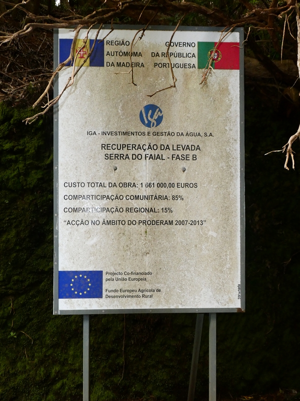 11.05.2019 Endlich einmal zum Wasserhaus in Lombo da Raiz — Wasserhaus und Levadateiler — Foto 12