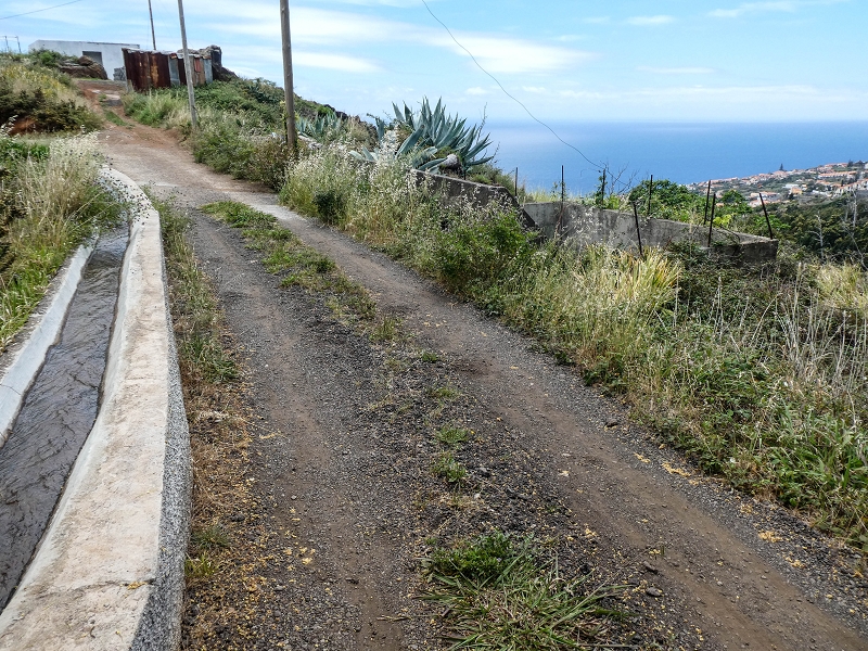 11.05.2019 Nochmals auf die Levada da Roda — On along the south-eastern terminal branch to the vertical section and back to the wash house — photo 16