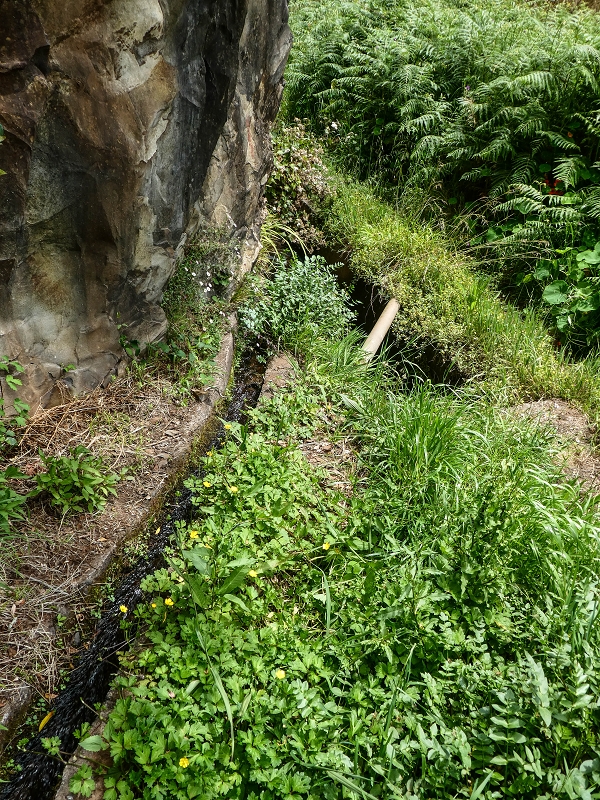 Levada dos Tornos sul — Entrada de água da Levada do Pico de Gaula — foto 2