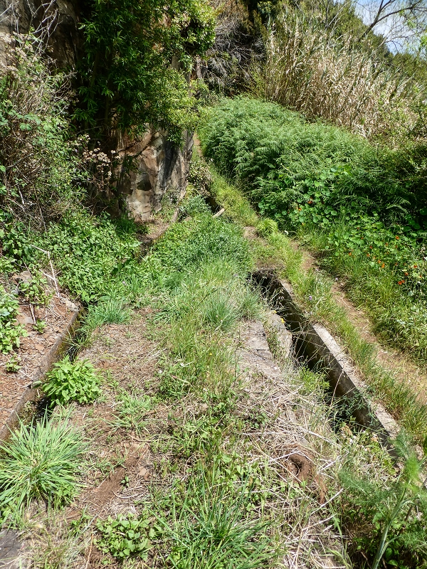 Levada dos Tornos sul — Entrada de água da Levada do Pico de Gaula — foto 1