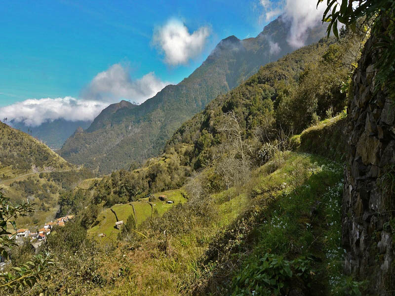 Levada dos Louros — Final section after the path junction — photo 3