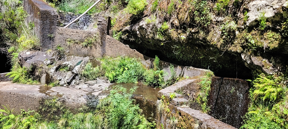 12.06.2022 Calheta Hydro Power - früher und heute — Auf der Levada da Rocha Vermelha bis zum Tunnel — Foto 12