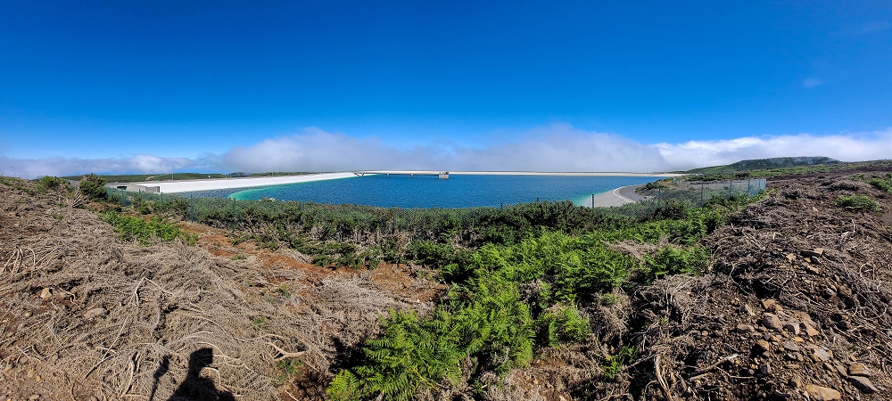 12 June 2024 Over Pico Fernandes and the Vereda do Pau Seco to the 25 Fontes — The new reservoir — photo 4
