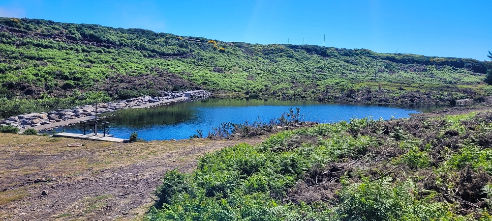 12 June 2024 Over Pico Fernandes and the Vereda do Pau Seco to the 25 Fontes — The new reservoir — photo 6