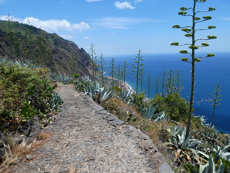 12.07.2018 Von Jardim do Mar nach Prazeres, Querung nach Raposeira und Sao Lourenco, Abstieg nach Paul do Mar — Miradouro do Fio — Foto 1